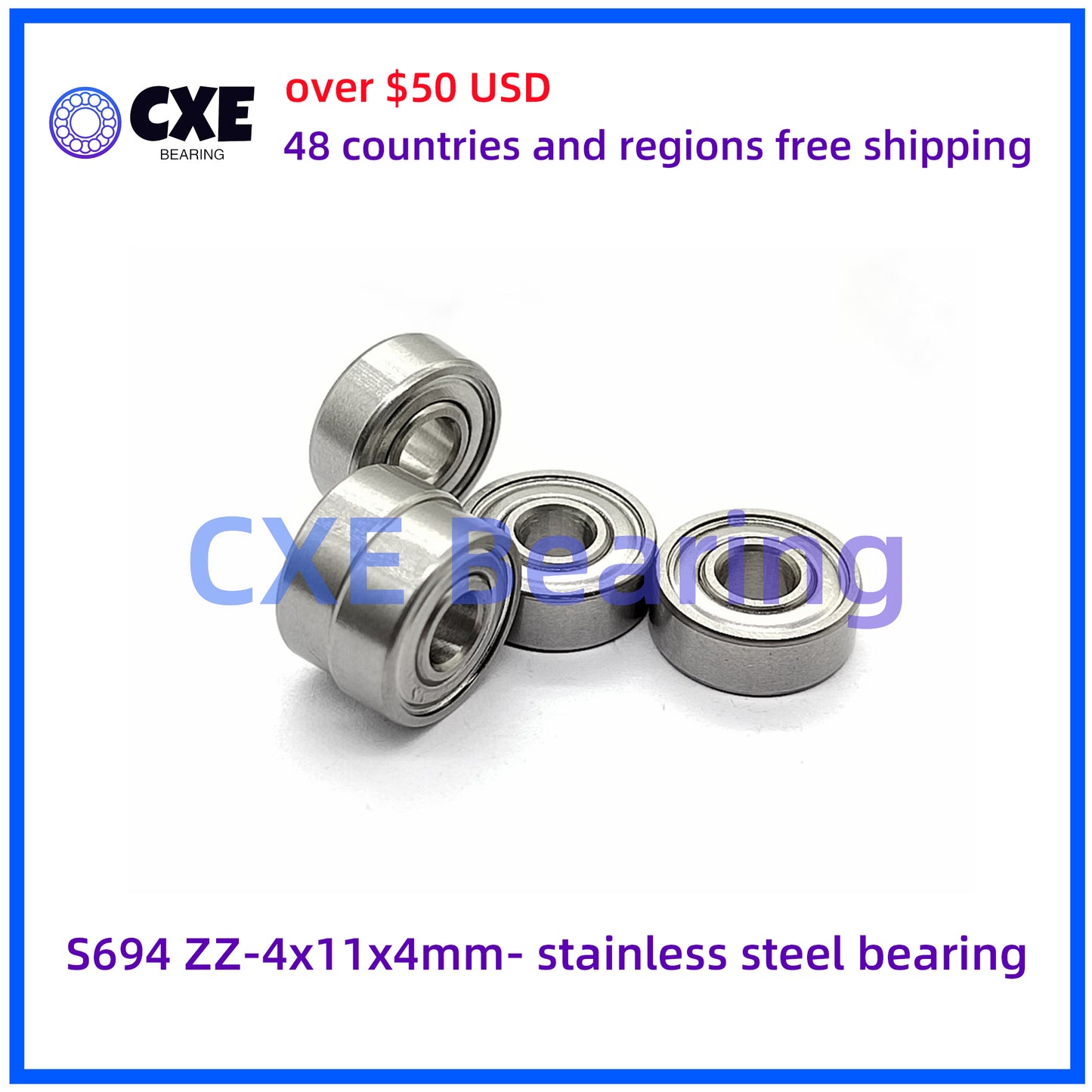 S694 ZZ-4x11x4mm- vòng bi thép không gỉ