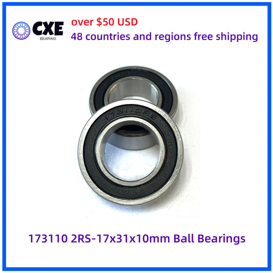 173110 2RS-17x31x10mm Ball Bearings