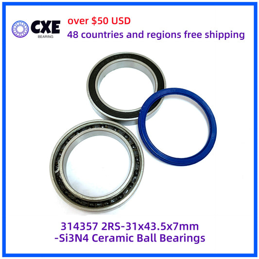 314357 2RS-31x43.5x7mm-Si3N4 Ceramic Ball Bearings