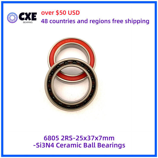 6805 2RS-25x37x7mm-Si3N4 Ceramic Ball Bearings