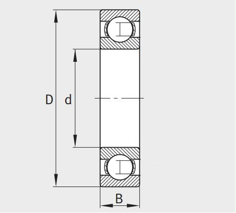 F628 ZZ -8x24x8mm-  Flanged  Bearing