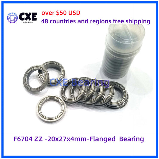 F6704 ZZ -20x27x4mm-Flanged  Bearing