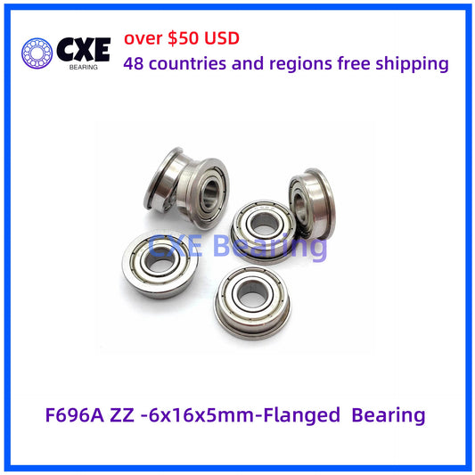 F696A ZZ -6x16x5mm-Flanged  Bearing