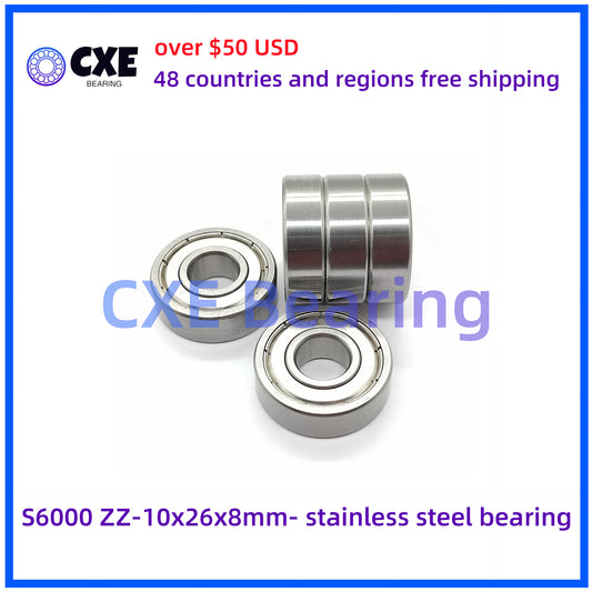 S6000 ZZ-10x26x8mm- stainless steel bearing