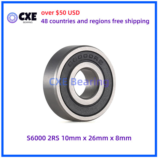 S6000  10mm*26mm*8mm Stainless Steel Bearings