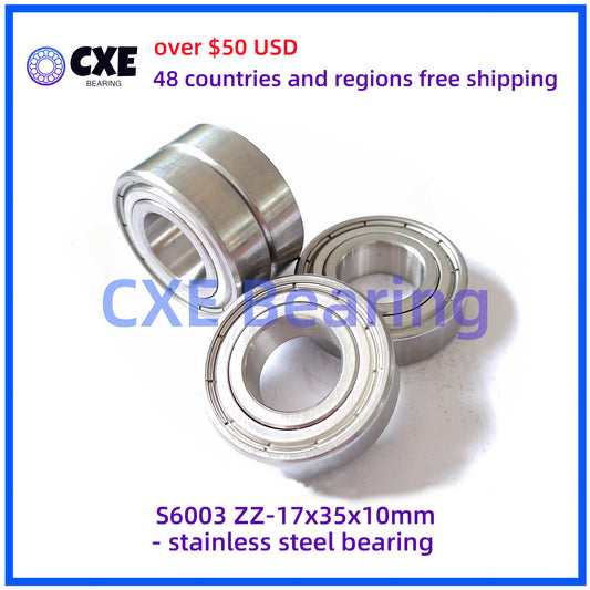 S6003 ZZ-17x35x10mm- stainless steel bearing