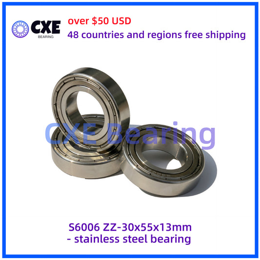 S6006 ZZ-30x55x13mm- stainless steel bearing