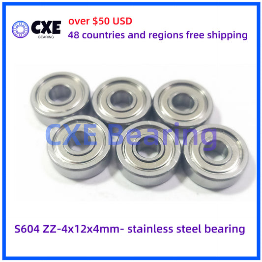 S604 ZZ-4x12x4mm- stainless steel bearing