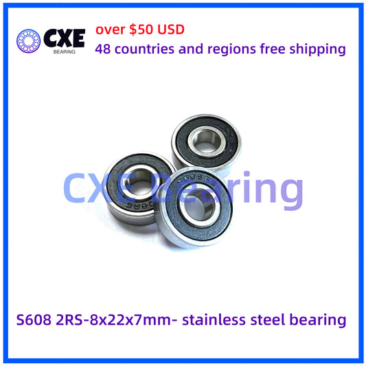 S608 2RS-8x22x7mm- stainless steel bearing