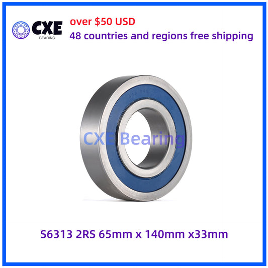 S6313-ZZ  65mm*140mm*33mm Stainless Steel Bearings