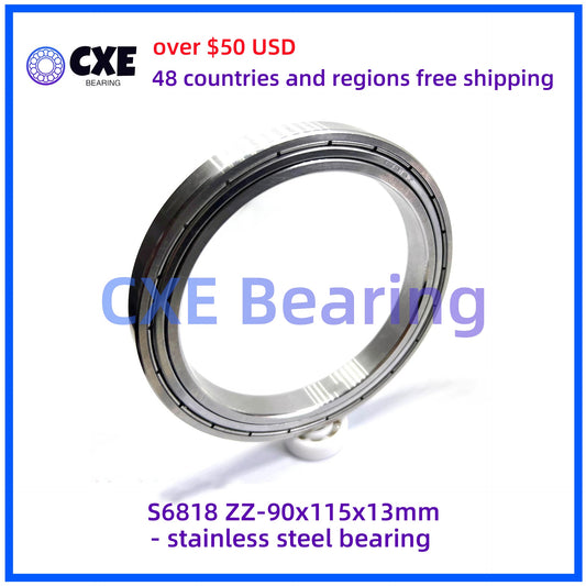 S61818-ZZ  90mm*115mm*13mm Stainless Steel Bearings