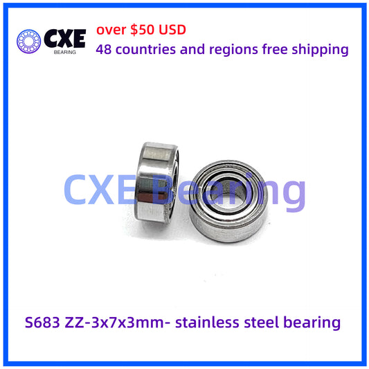 S683 ZZ-3x7x3mm- stainless steel bearing