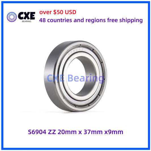 S61904-ZZ  20mm*37mm*9mm Stainless Steel Bearings